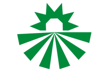 Icon of soil and sun, intended to represent open soil under one icon